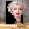 (2575) PINTURA EM TELA NUMERADA - MARILYN MONROE 8