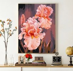 (1635) Pintura em Tela Numerada - Flores 1 - loja online