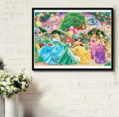 (1999) Pintura com Diamante - Princesas 3 - 40x30 cm - comprar online