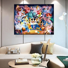 (1402) Pintura com Diamante - Disney 2 - 40x30 cm - comprar online