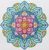 (2004) Pintura com Diamantes - Mandala 41 - 30x30 cm - Pedras Especiais