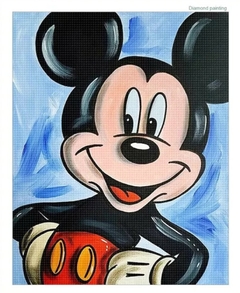 (2952) Pintura com Diamantes - Diy 5D Strass - Mickey 2 - 40x50 cm