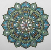 (2577) PINTURA COM DIAMANTES - MANDALA DA NATUREZA - 30X30 CM