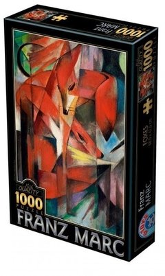 (1116) Foxes; Franz Marc - 1000 peças