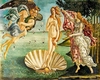(2820) Pintura em Tela Numerada - Tela Tintas Pincéis - O Nascimento De Vênus