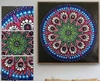 (2049) Pintura com Diamantes - Diy 5D Strass - Mandala 47 - 40x40 cm - Pedras Especiais