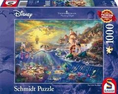 (1016) A Pequena Sereia, Ariel; Thomas Kinkade - 1000 peças