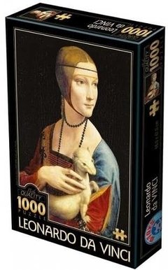 (1024) Lady With an Ermine; Leonardo da Vinci - 1000 peças