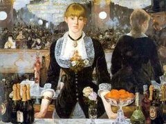 (1027) A Bar at the Folies Bergere; Manet - comprar online