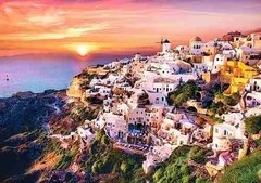(1048) Sunset Over Santorini - 1000 peças - comprar online