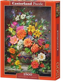 (1259) September Flowers; Albert Williams - 1500 peças