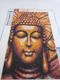 (2158) Pintura com Diamantes - Buda 1 - 15x25 cm na internet