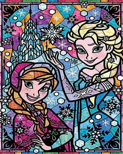 (1230) Pintura com Diamantes - Frozen - 25x30 cm