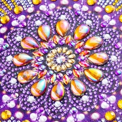 (2217) Pintura com Diamantes - Mandala 57 - Pedras Especiais - comprar online