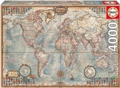 (423) O Mundo, Mapa Político - NOVA EDIÇÃO 2016 - 4000 peças
