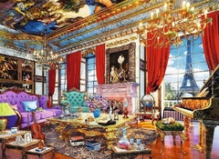 (2893) Paris Palace; Dominic Davison - 3000 peças - Trefl - comprar online