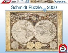 (713) Mapa Mundi Histórico - 2000 peças