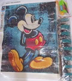 (2990) Pintura com Diamantes - Diy 5D Strass - Mickey 4 - 30x40 cm - comprar online