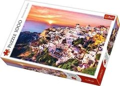 (1048) Sunset Over Santorini - 1000 peças