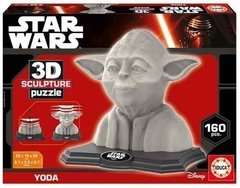 (994) Sculpture Star Wars, Yoda 3D - 160 peças