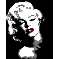 (2714) Pintura em tela Numerada - Marilyn Monroe - Vários modelos - Mundo dos QCS