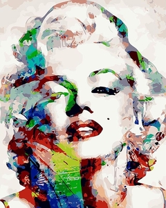 (2714) Pintura em tela Numerada - Marilyn Monroe - Vários modelos na internet