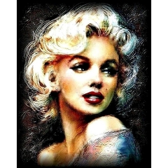 (2714) Pintura em tela Numerada - Marilyn Monroe - Vários modelos - comprar online