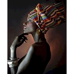 (2666) Pintura em tela Numerada - Africanas - vários modelos e tamanhos - comprar online