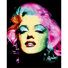 Imagem do (2714) Pintura em tela Numerada - Marilyn Monroe - Vários modelos