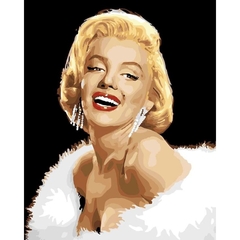 (2714) Pintura em tela Numerada - Marilyn Monroe - Vários modelos - loja online