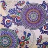 (1728) Pintura com Diamante - Mandala 27 - 50x50 cm - Pedras Especiais