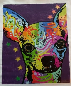 (2136) Pintura em Tela Numerada - Bulldog na internet