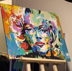 (1895) Pintura em Tela Numerada - Marilyn Monroe 4 - comprar online