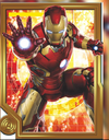 (1330) Pintura com Diamante - Homem de Ferro 2 - 32x25 cm - Total