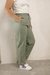 PANTALON LIENZO CON BOTAMANGA AJUSTABLE VERDE - comprar online