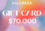 GIFT CARD $70000