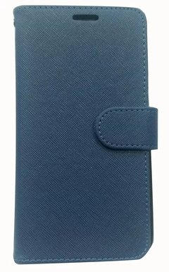 Funda tipo agenda Azul - Samsung J6