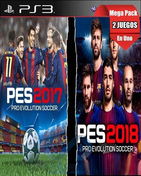 Combo PES 2018 + PES 2017 PS3 Digital
