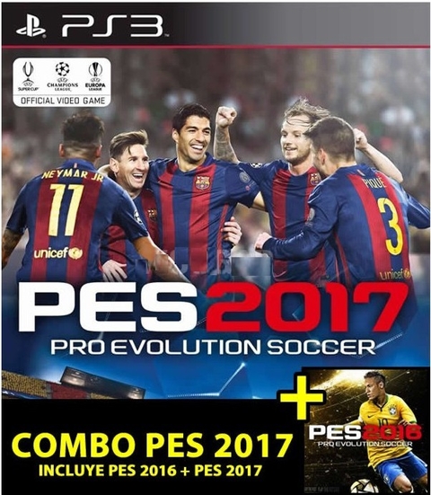 COMBO PES 2016 + PES 2017 PS3 Digital