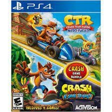 Crash Pack RACING + TRILOGY ps4