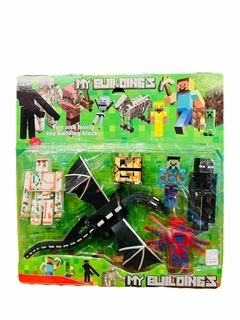 Set de 6 personajes- Minecraft - comprar online