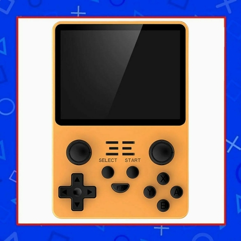 consola de juegos retro powkiddy -naranja