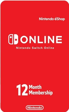 NINTENDO ONLINE MEMBERSHIP 12 MESES