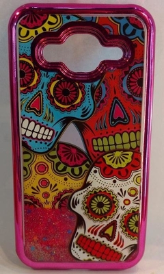 Funda TPU Brillos Moviles Calavera Moto G4 / G4 Plus