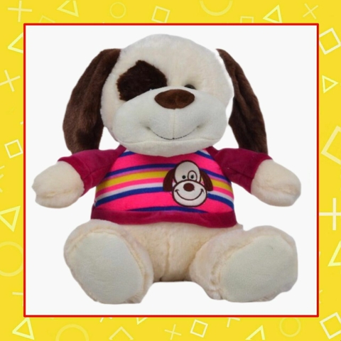 Peluche perro con remera