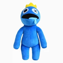 Peluche de rainbow friends importados blue con corona - Pata´s