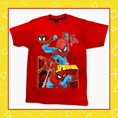 Remera spiderman roja