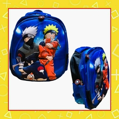 MOCHILA DE NARUTO 2 CIERRES