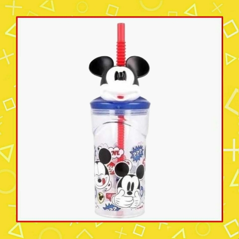 Vaso con figura 3D Mickey
