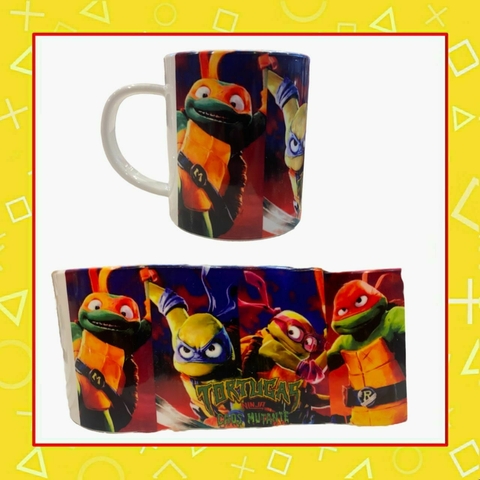 Taza melamina Tortugas ninja modelo 3